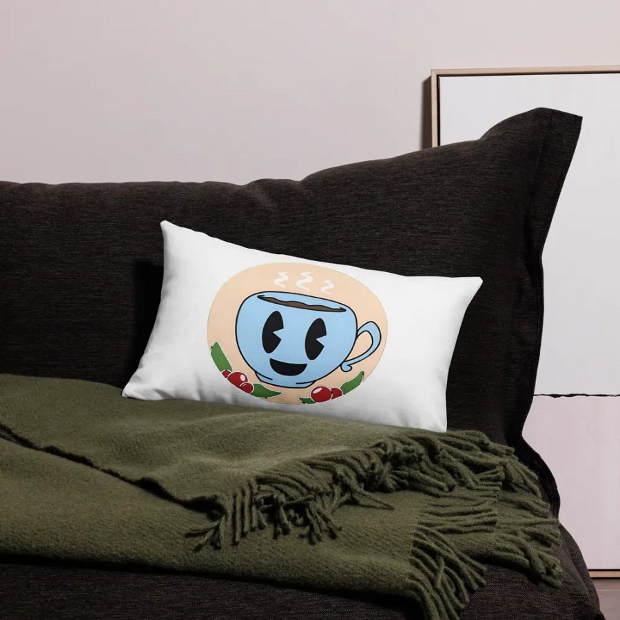 Coffee Cup Logo Pillow - Soft & Cozy Home Decor product image (13)