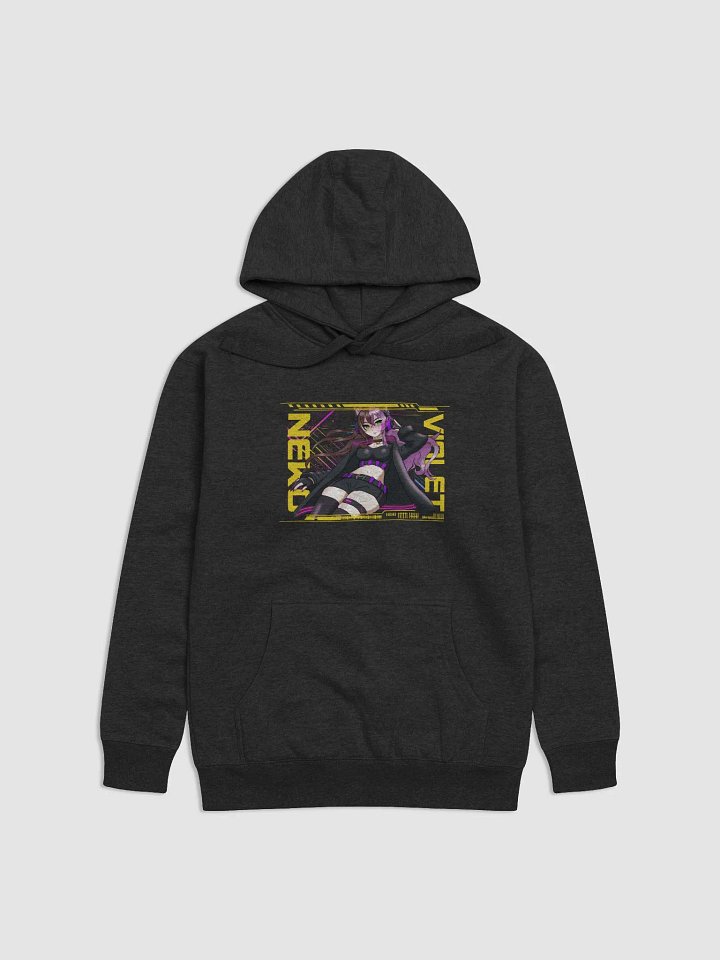 Violet Neko Cyberpunk Unisex Hoodie product image (3)