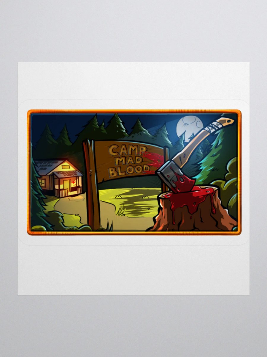 Camp Mad Blood Sticker product image (3)