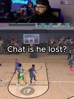 Chat is he lost? 😭 #nba #nba2k #2k #2kfunny #nba2kclip