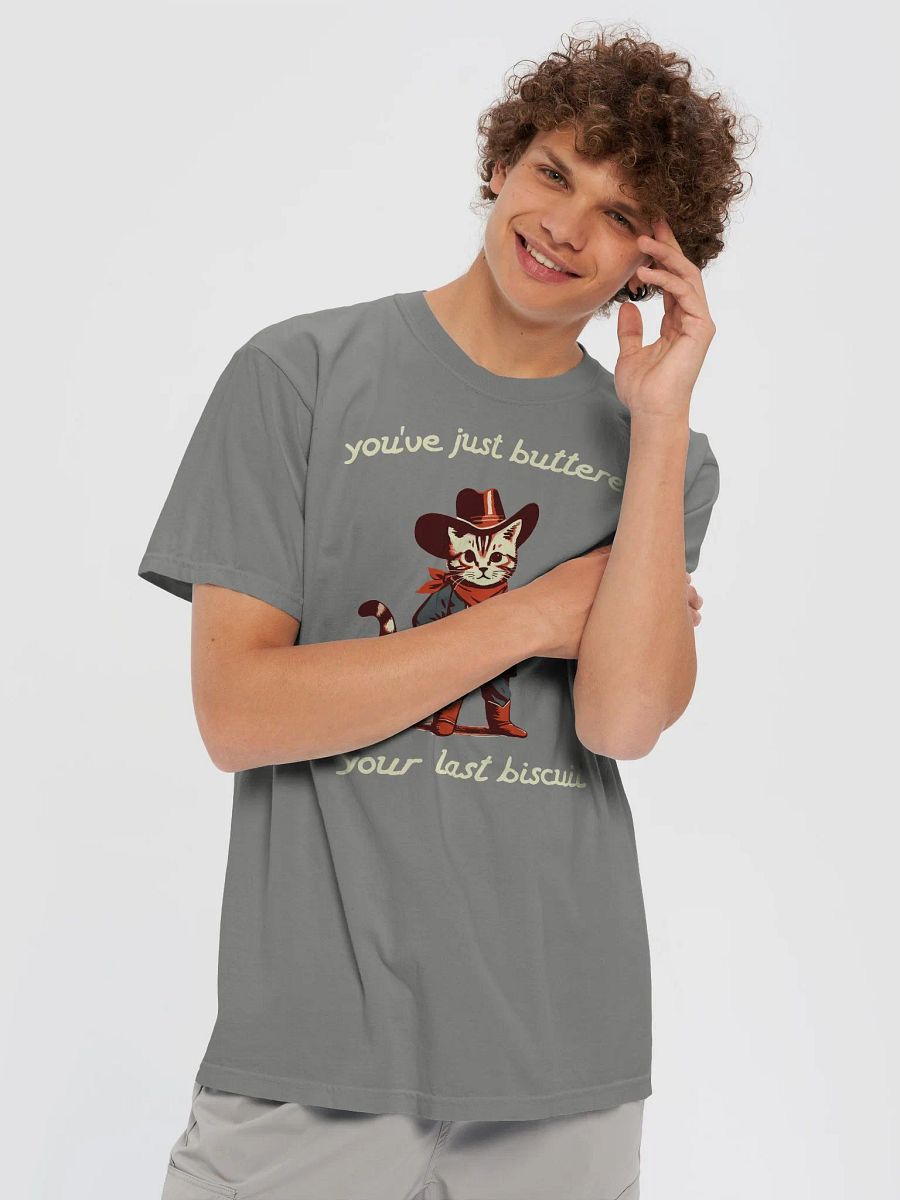 Western Cat Cowboy You’ve Just Buttered Your Last Biscuit Unisex Shirt product image (54)