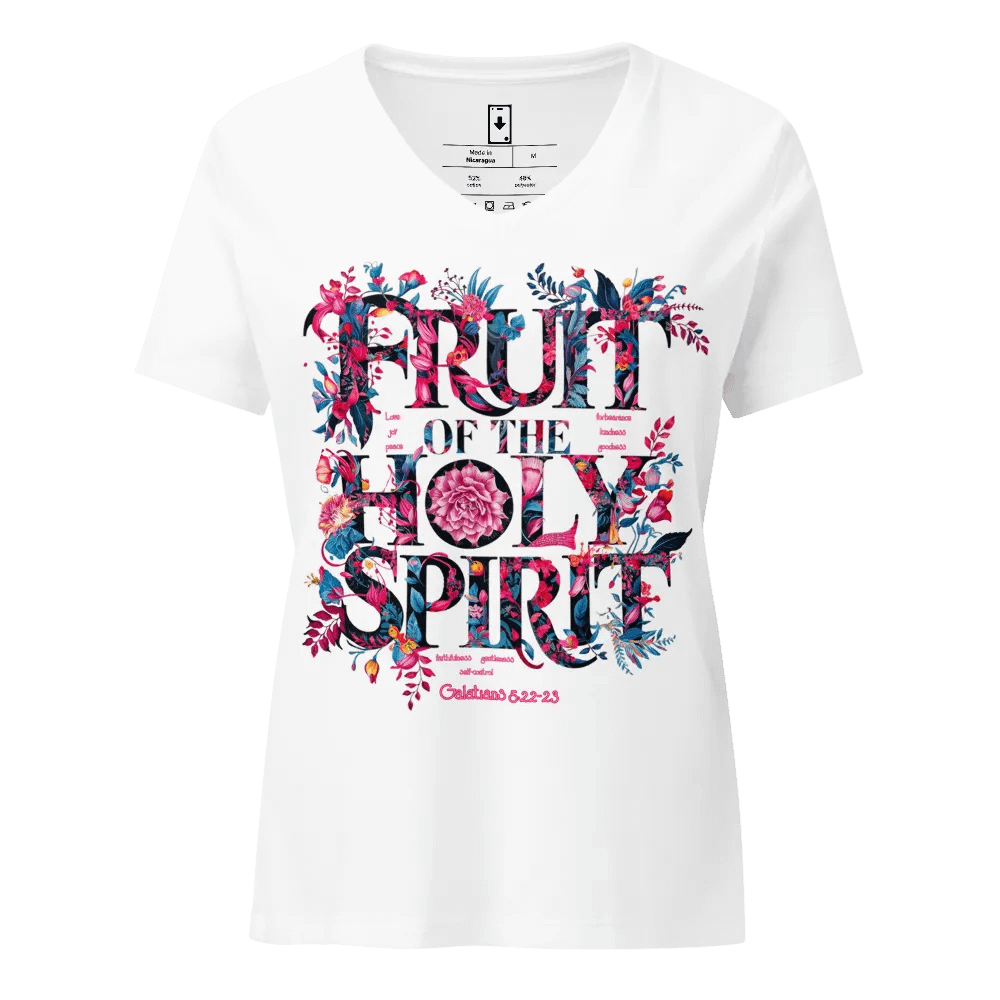 Fruit of the Holy Spirit V-Neck T-Shirt product image (5)