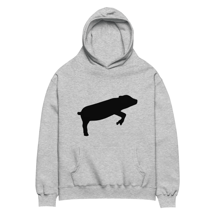 Leaping Pig BLACK (Premium Oversized Hoodie) product image (6)