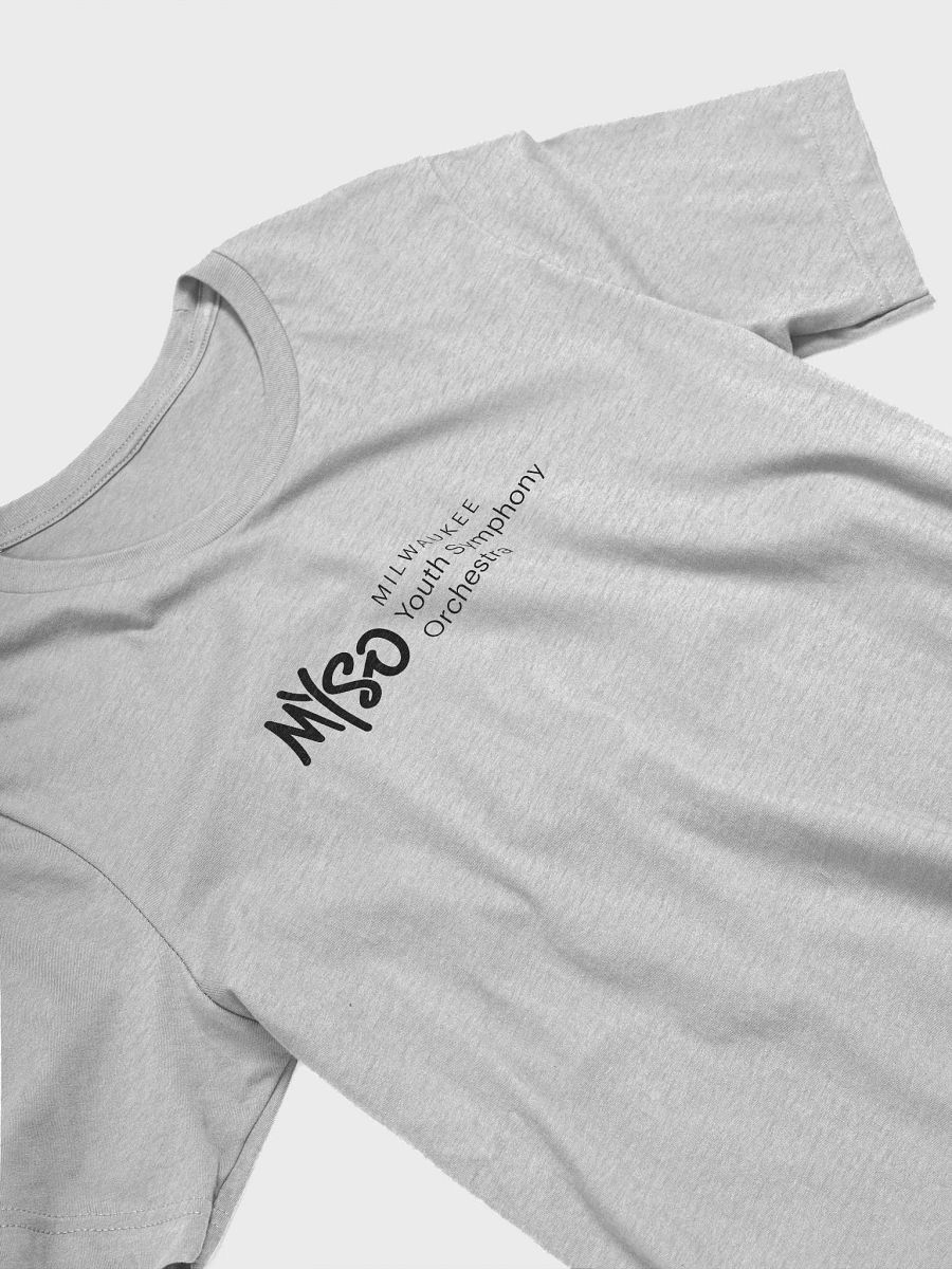 MYSO Grey T-shirt with Black Full Logo product image (3)