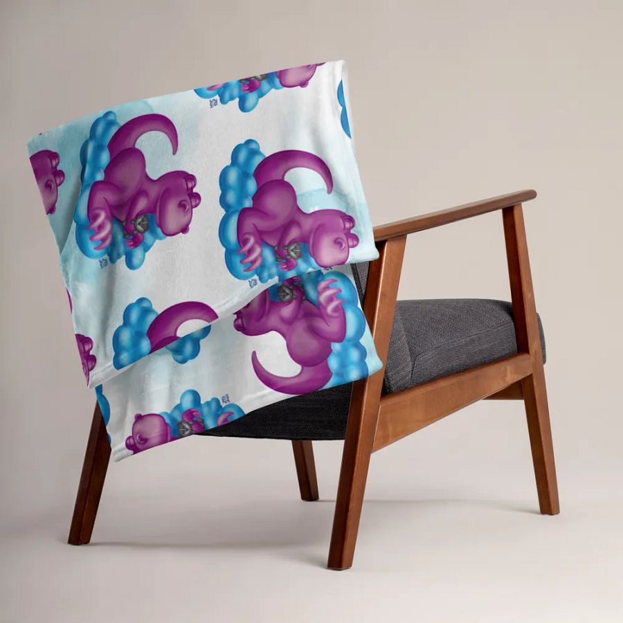 Sleepy Dino Blanket product image (4)