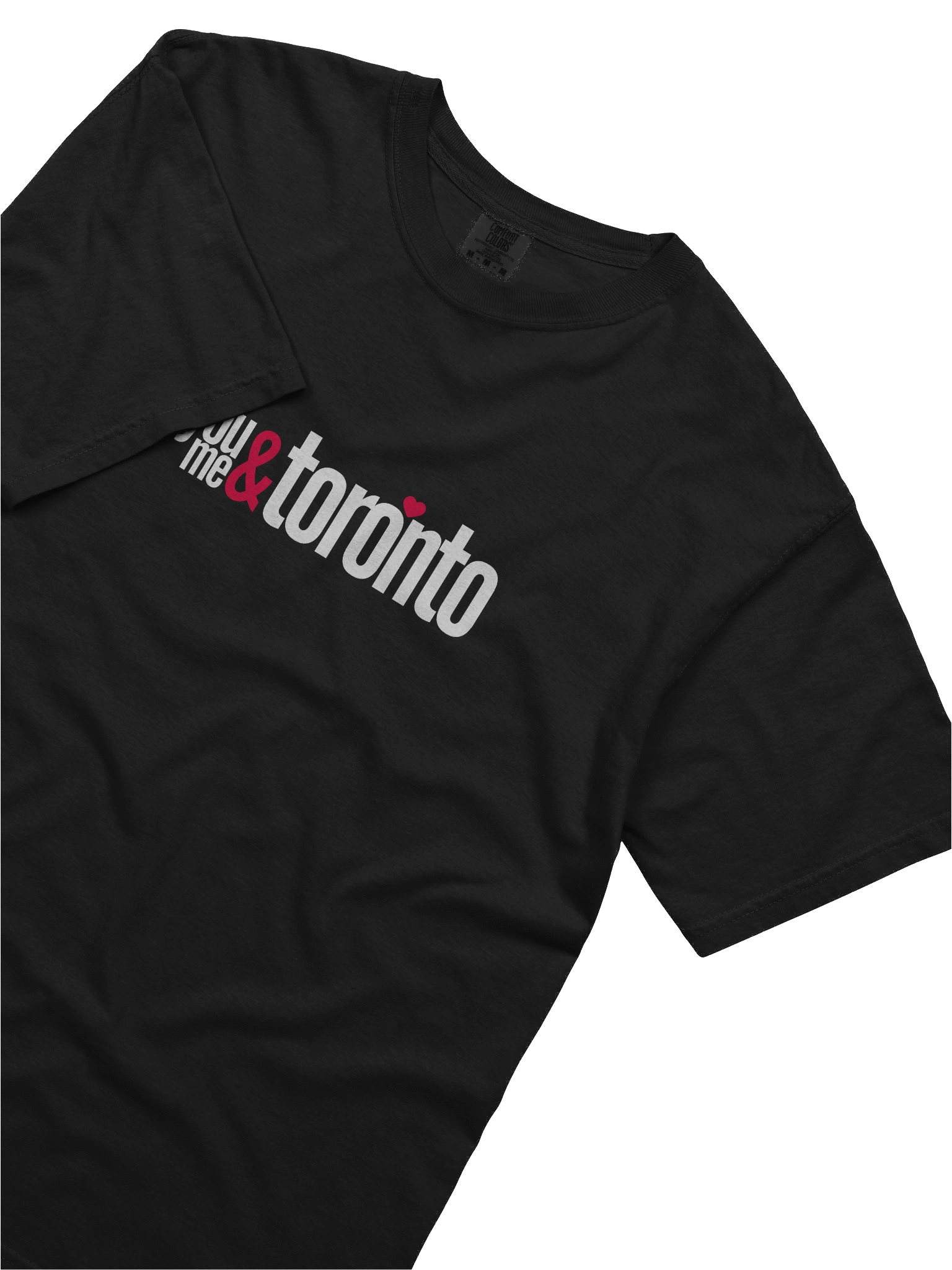 Toronto Heart Tee | Garment-Dyed Comfort Colors | Urban Romance Gift product image (2)
