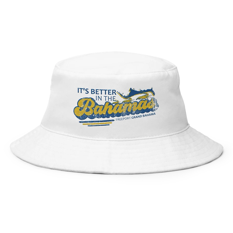 Freeport Grand Bahama Bahamas Hat : It's Better In The Bahamas Spiny Lobster Bucket Hat Embroidered product image (1)