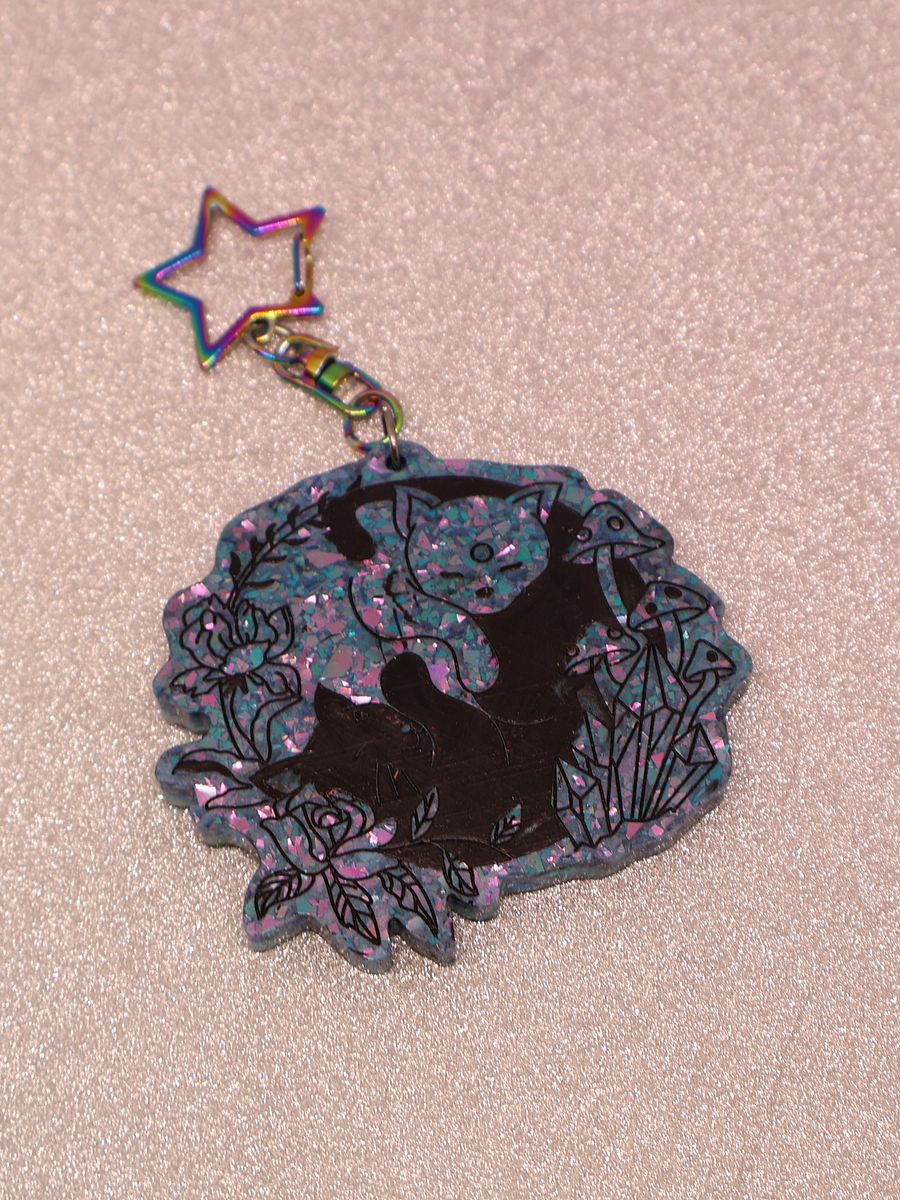 Sleepy Kitties Keychain product image (4)