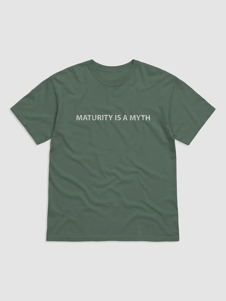 Maturity Is A Myth Blue Spruce Tee product image (1)