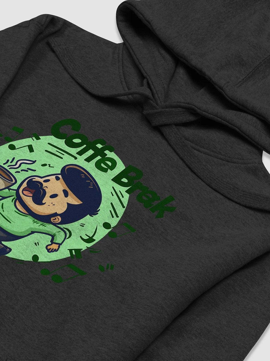 Coffee Break Hoodie Green Variant (Large Logo) product image (3)