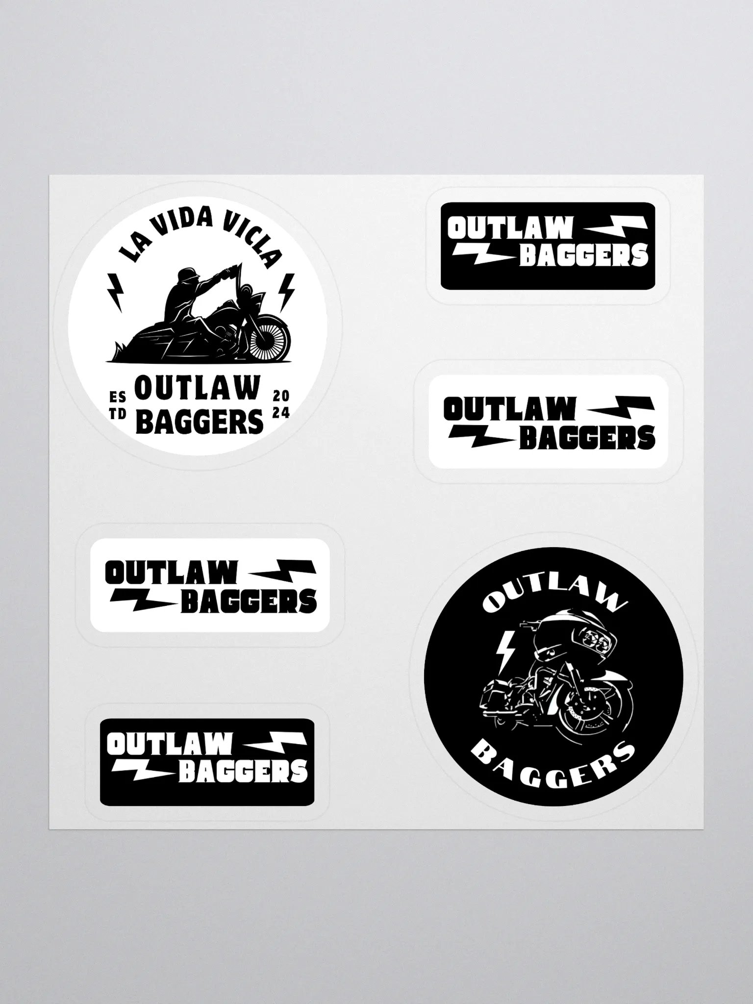 Outlaw Baggers Sticker Pack #3 product image (1)