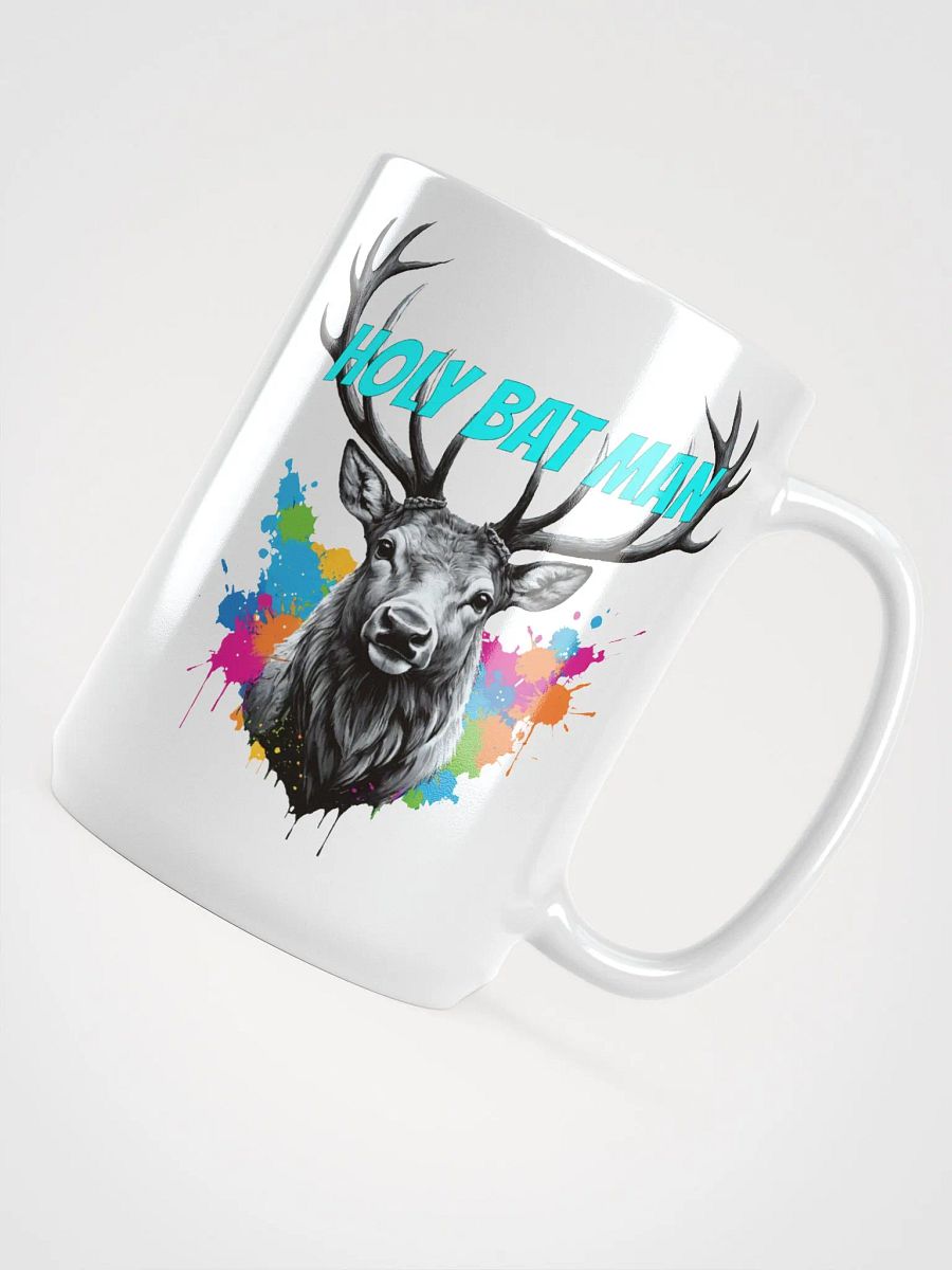 Holy Bat Man Mug White 15oz product image (4)