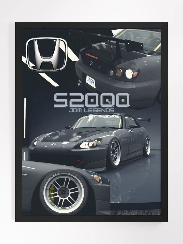 JDM Legends S2000 Framed Matte Poster product image (1)