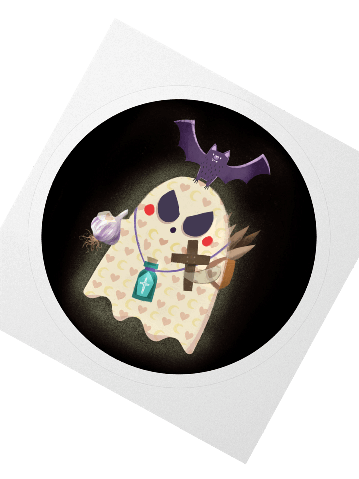 Little Ghost - Booffy the Vampire Slayer - Vinyl Sticker product image (1)