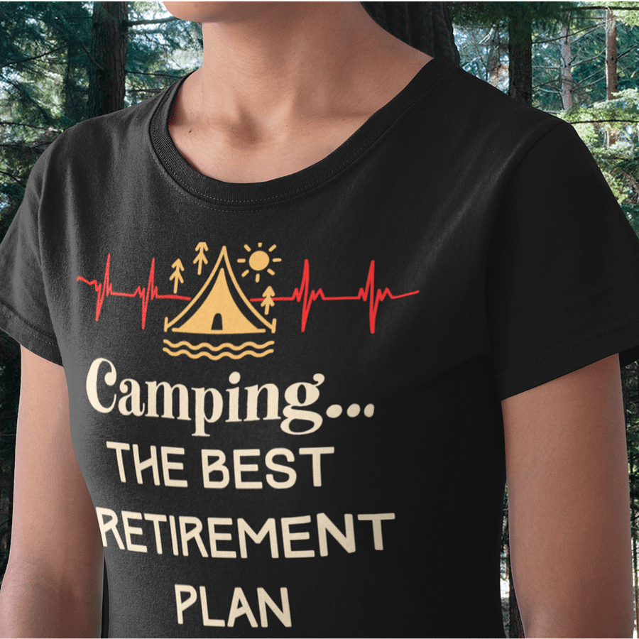 Retire in Style Camping T-Shirt product image (3)