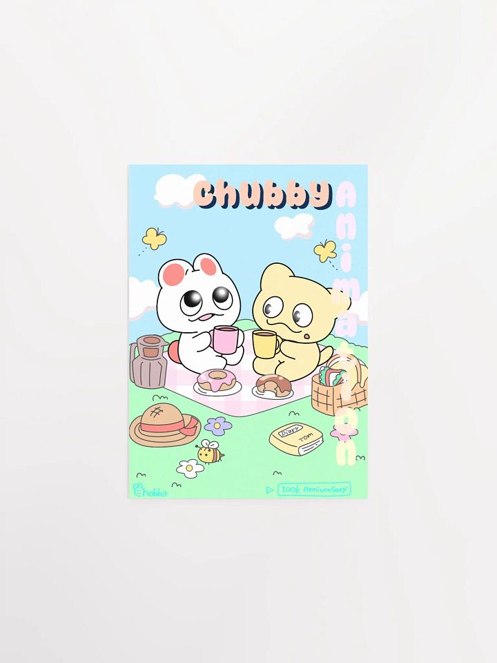 [Poster] Chubby Animation 100K subs tnx! product image (1)