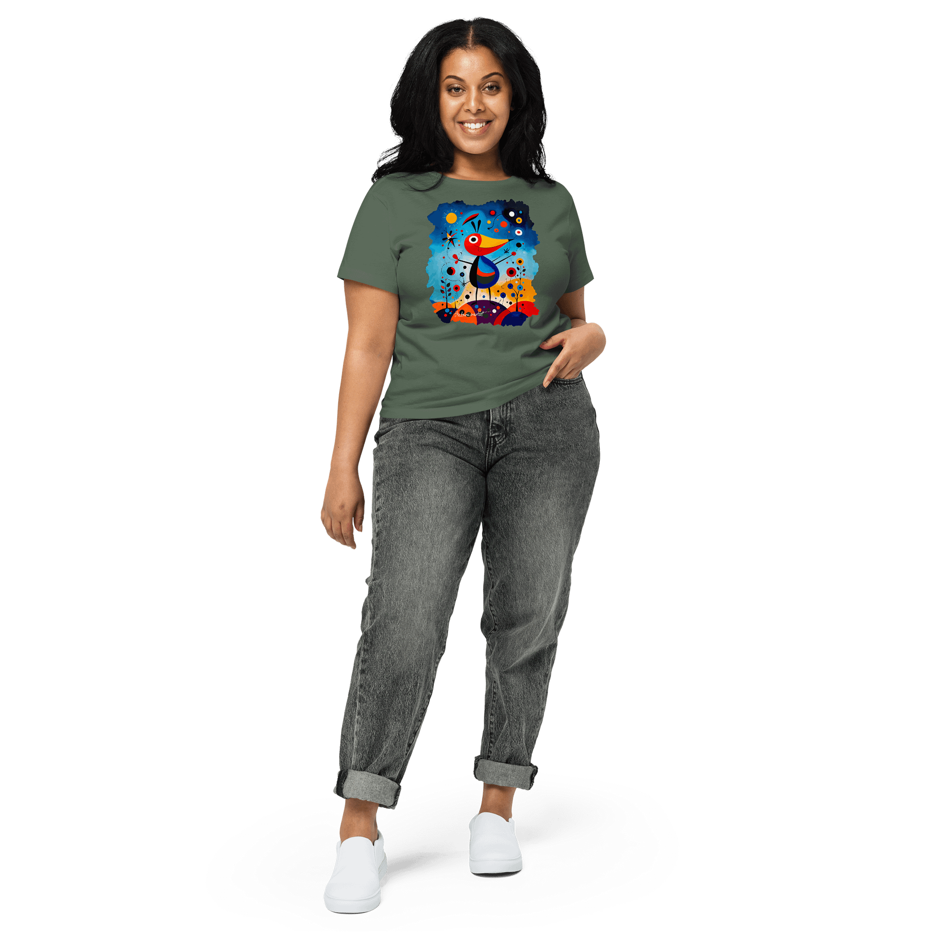 Cotton Heritage Women's High-Waisted Tee product image (27)