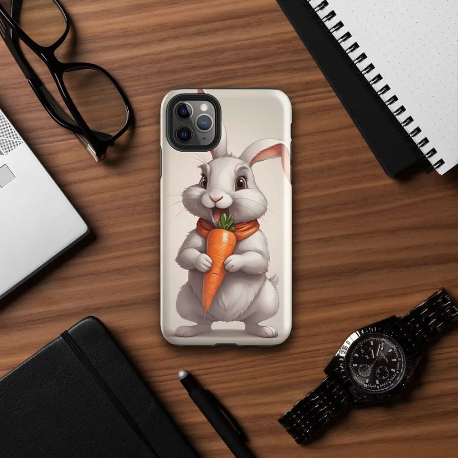 Carrot Loving Bunny iPhone Case product image (39)