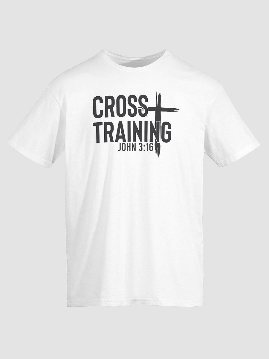 Cross Training 3:16 T-Shirt | Faith-Based Gym Shirt | Christian Workout Tee product image (1)