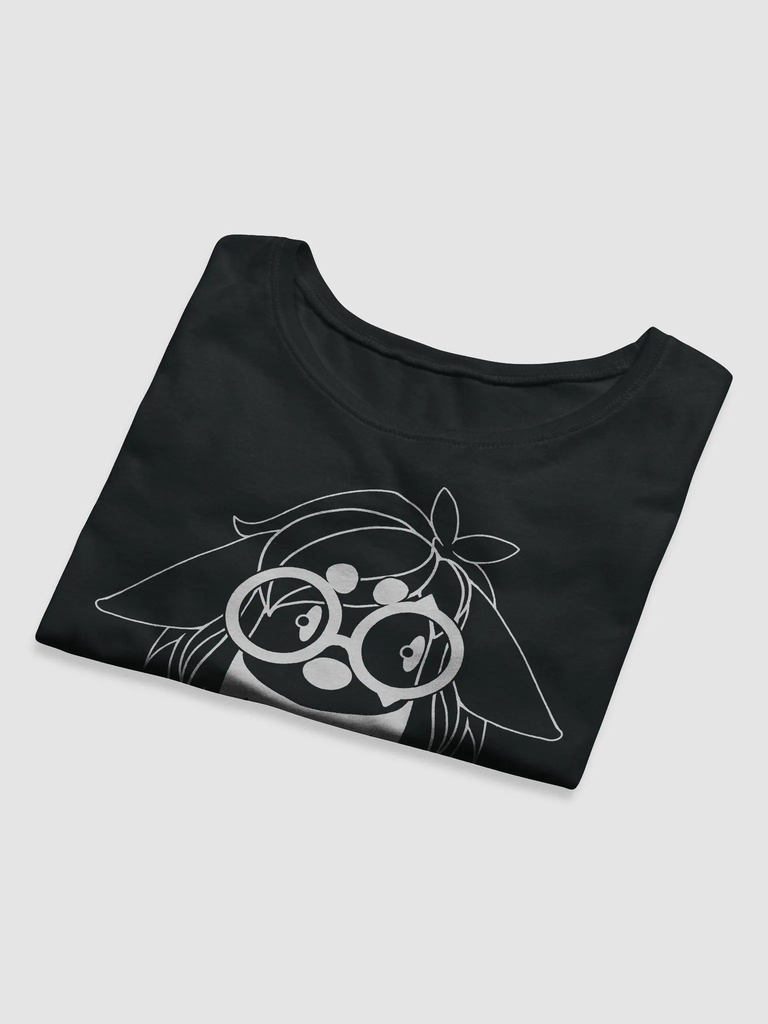 Black Rabbit Face Crop Top product image (8)
