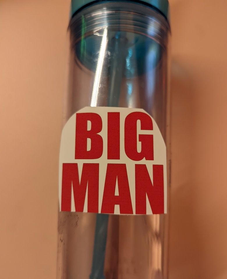 BIG MAN Sticker product image (3)