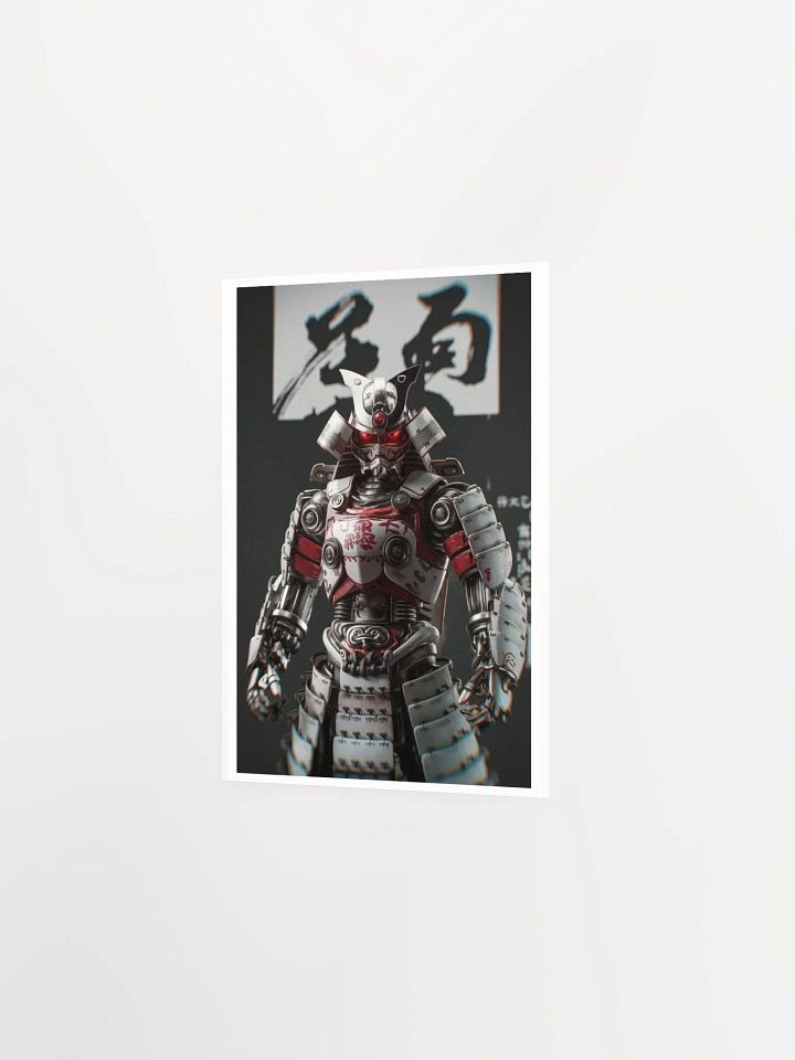 Cyber Samurai: Red Oni Warrior II Enhanced Matte Paper Poster product image (2)