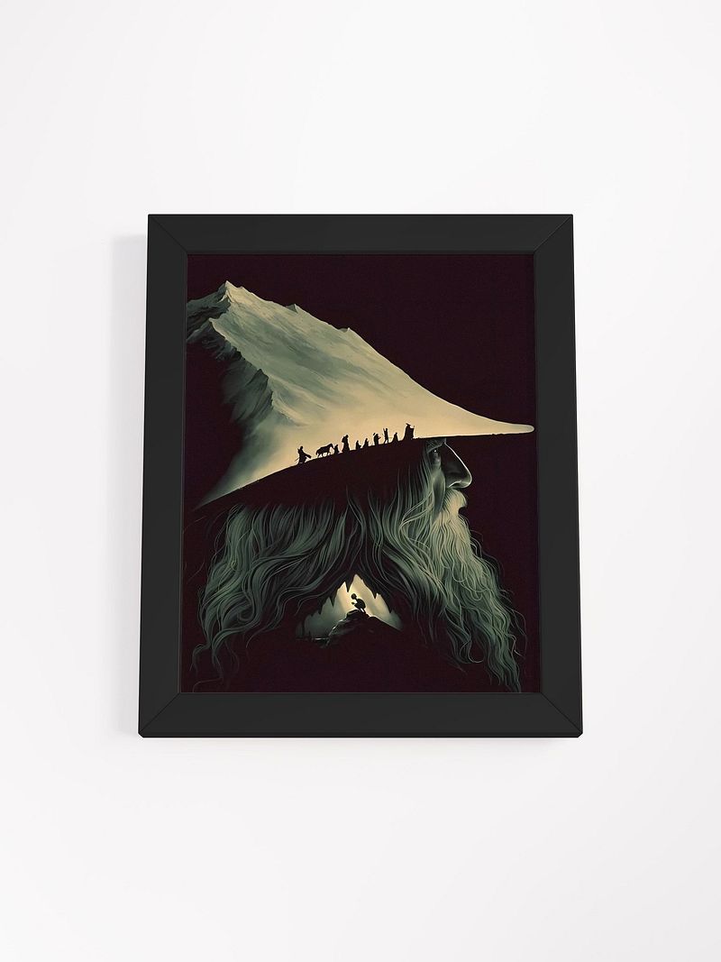The Lord Of The Rings Gandalf The Grey Wallart | Home Decor Movie | Movie Wall Art | Portrait Fan Art | Movie Fan Gift