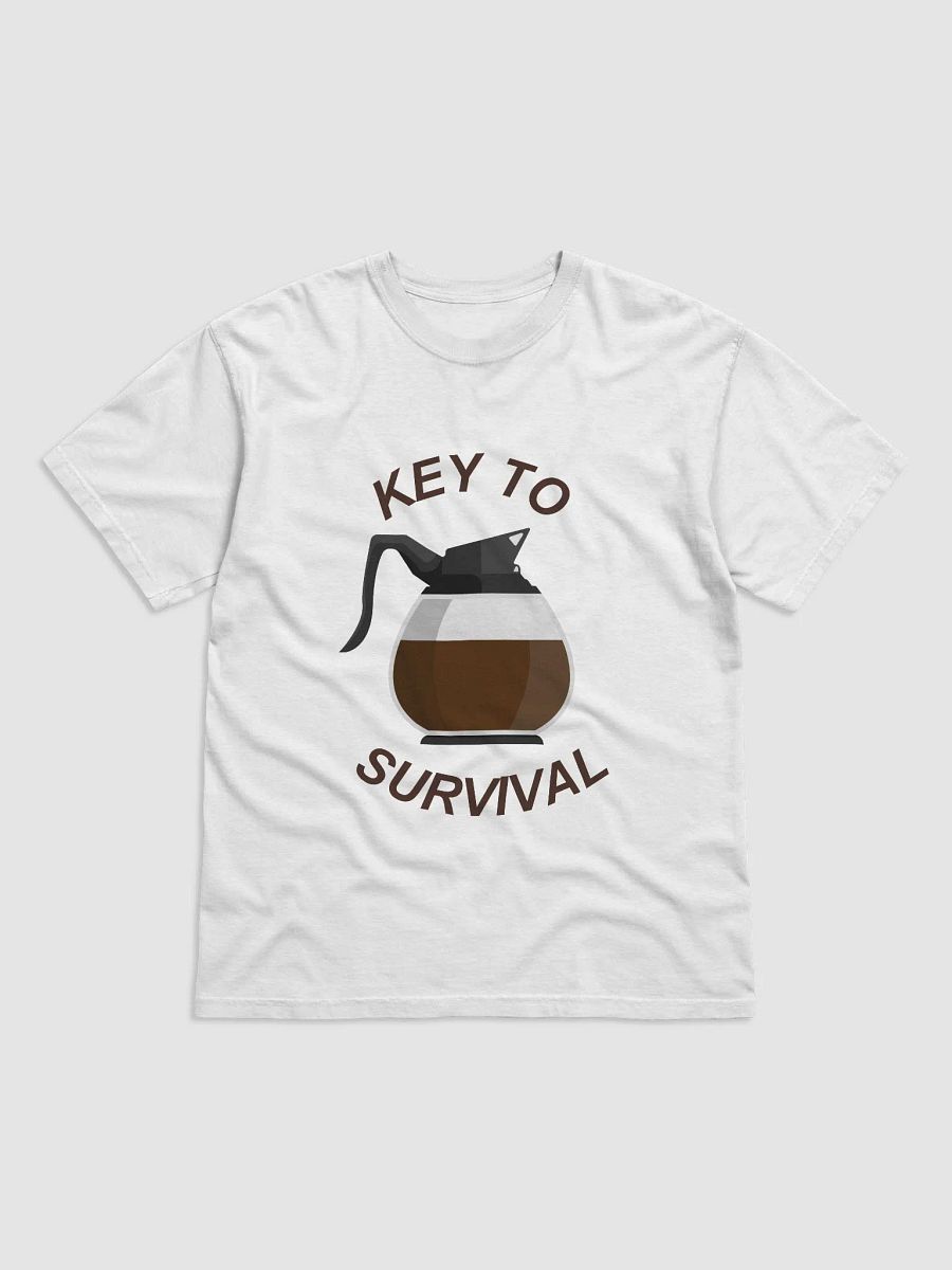KEY TO SURVIVAL T-SHIRT (BROWN) product image (89)