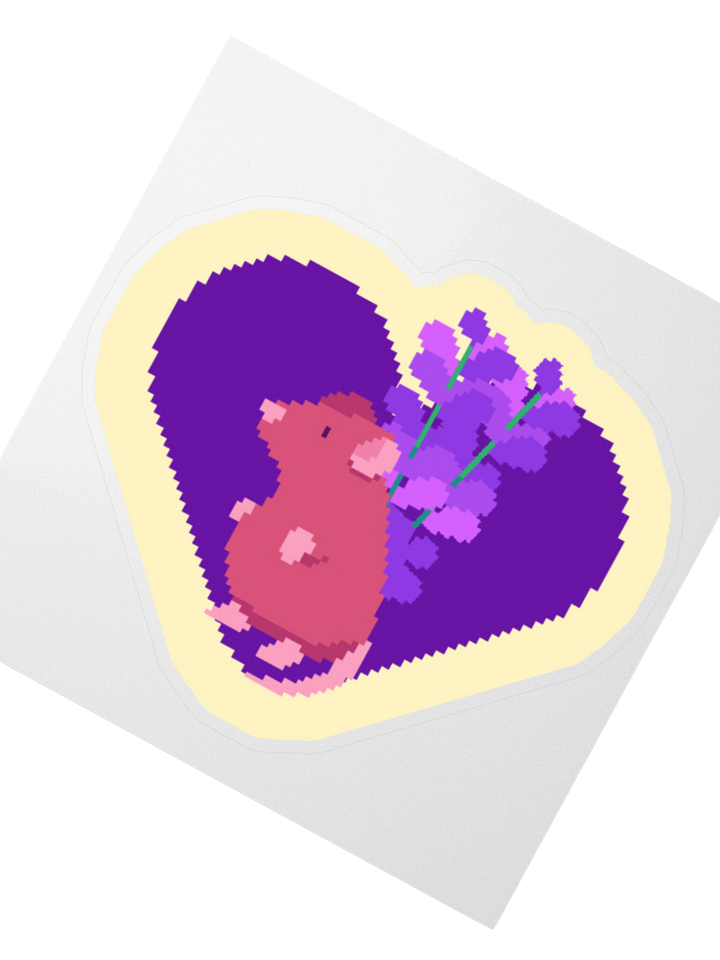 Live Laugh Rat Sticker - The Inspiration product image (1)