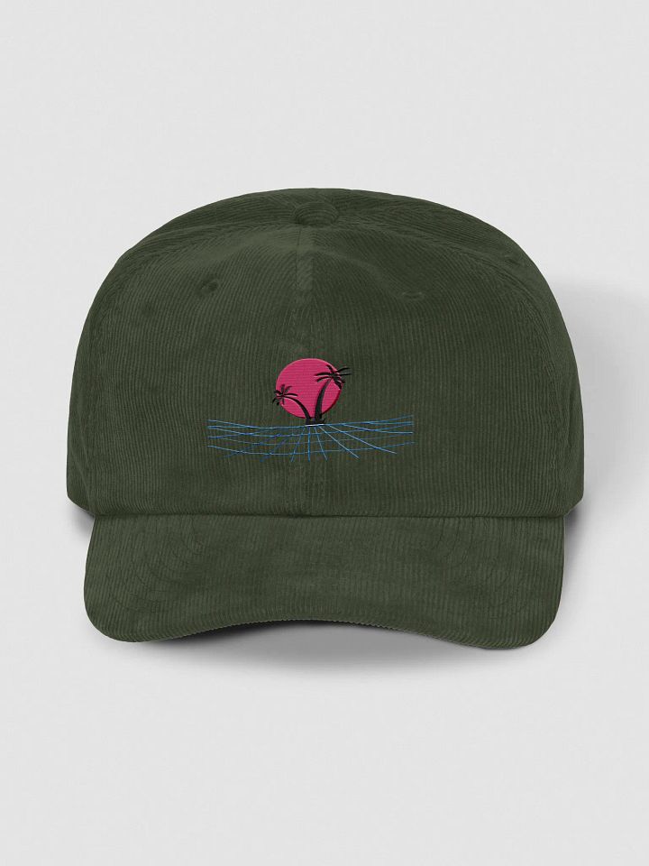 Retro Sunset Corduroy Dad Hat product image (1)