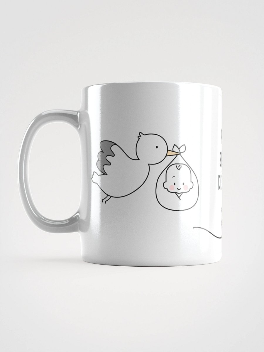 Mug Blanc - Petit Secret Dévoilé - Cigogne Annonce Naissance - Cadeau Original product image (2)