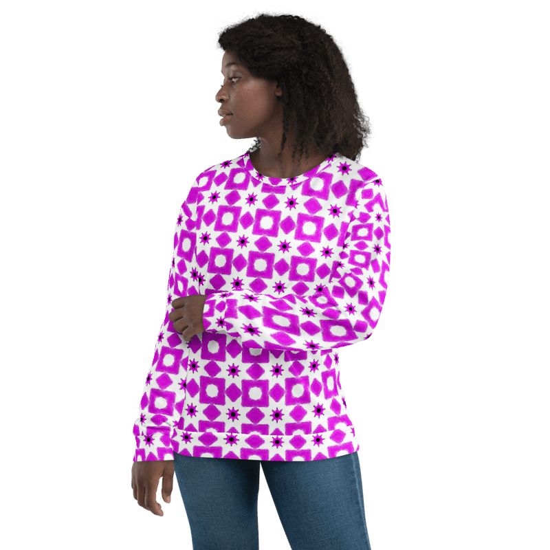 Abstract Fun Pattern Unisex All Over Print Sweatshirt product image (12)