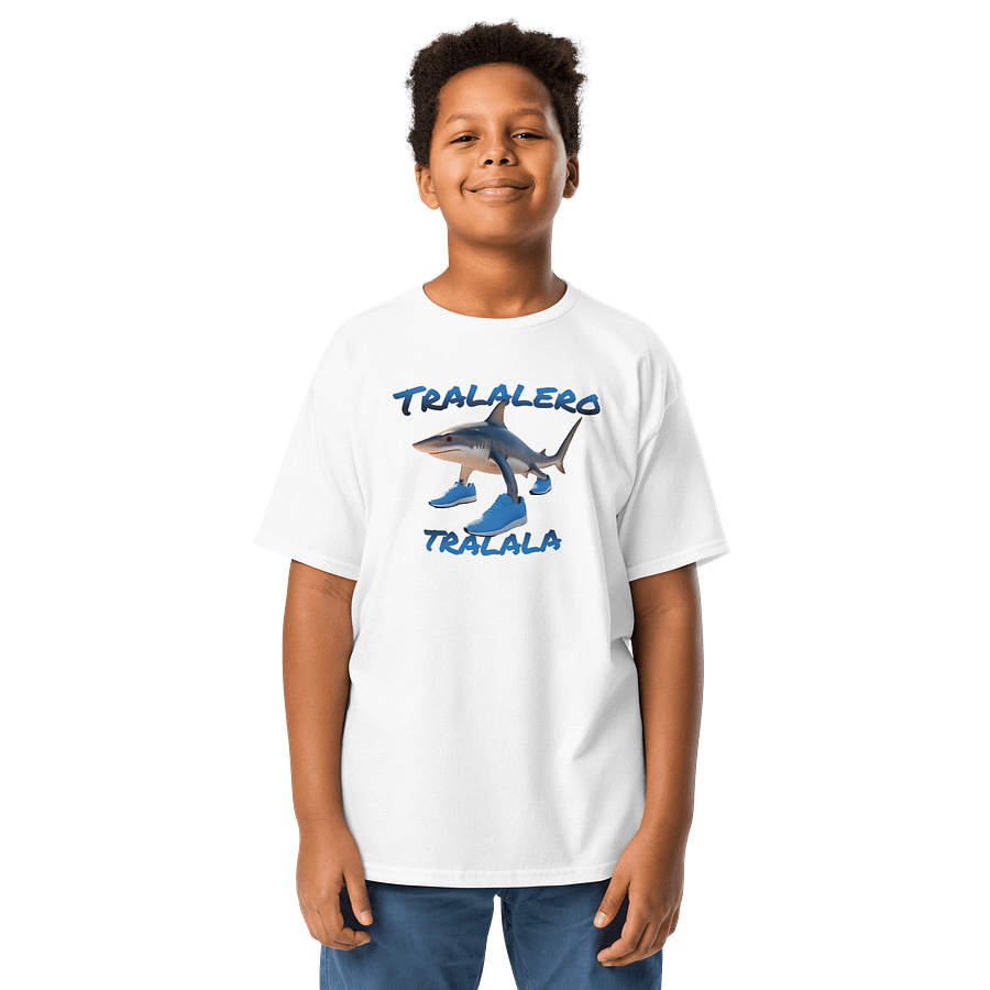 Tralalero Tralala blue modern design Youth Tee product image (25)