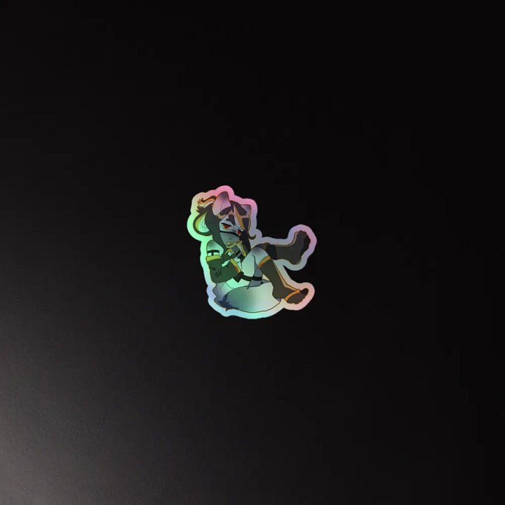 Shiro Chibi Holographic Sticker product image (2)
