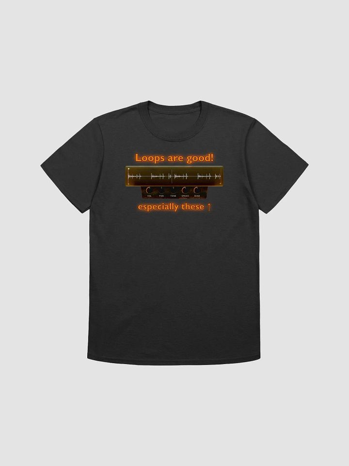 T-Shirt: Loops are good! (Frontprint, black) product image (1)