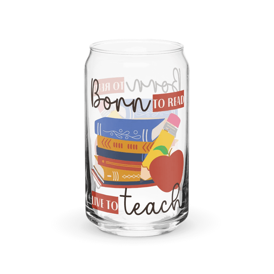 Ice Coffee Glass Tumbler Gift For A Book Lover Teacher product image (11)