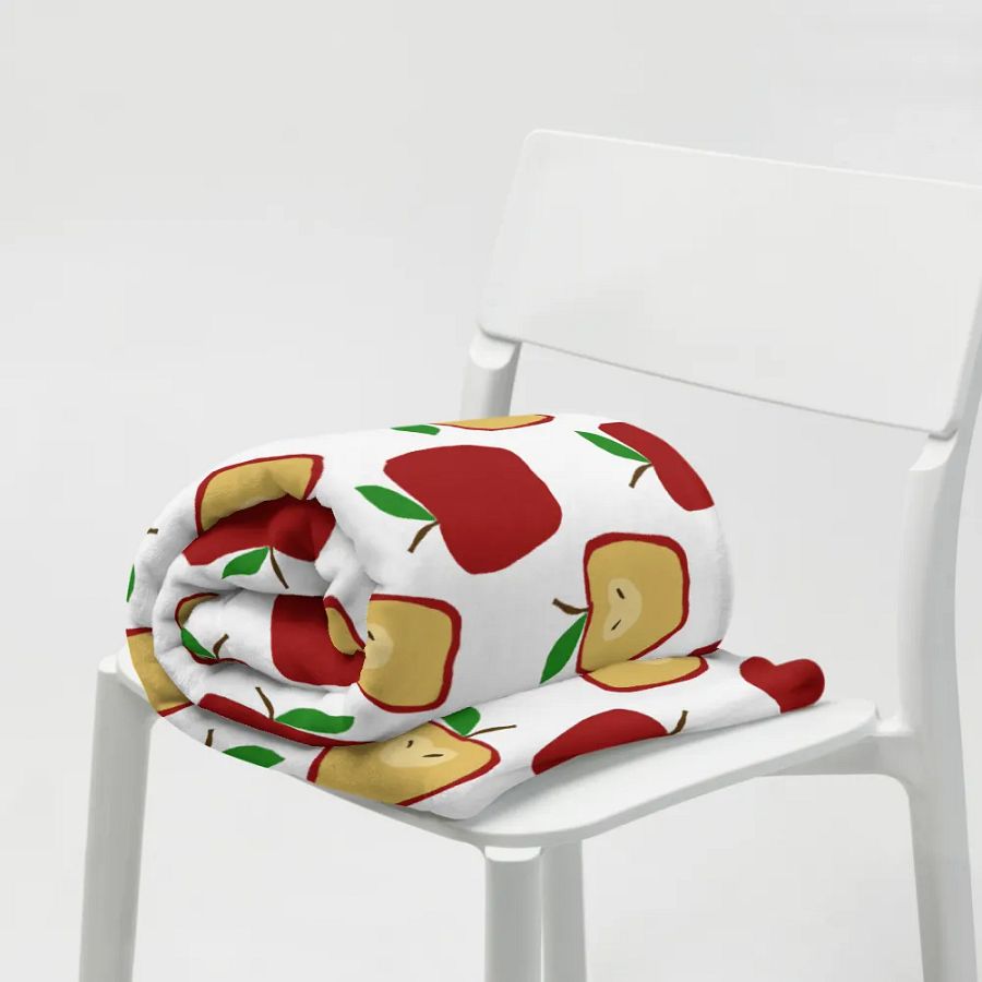 Apple Polkadots Throw Blanket product image (19)