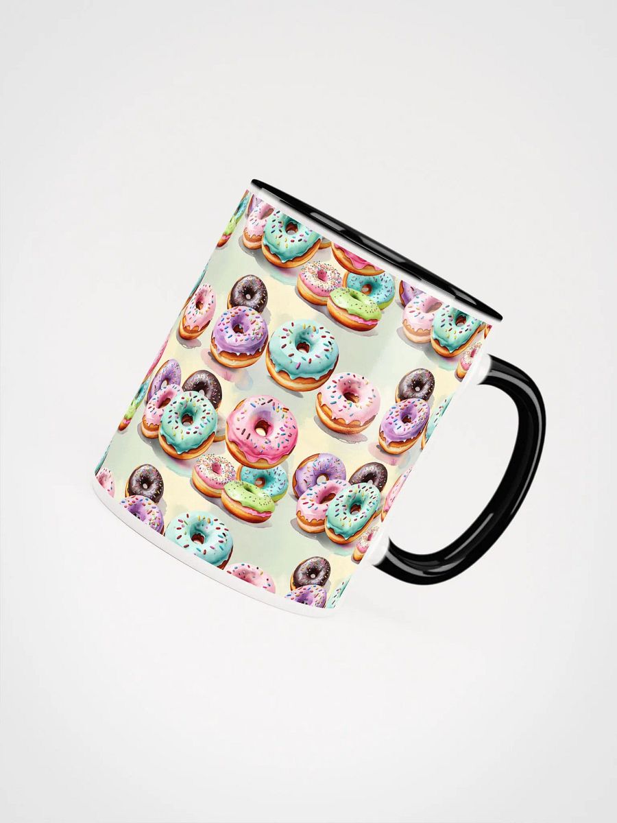 Coffee Mug with Color Inside - Pastel Sprinkle Donuts product image (3)
