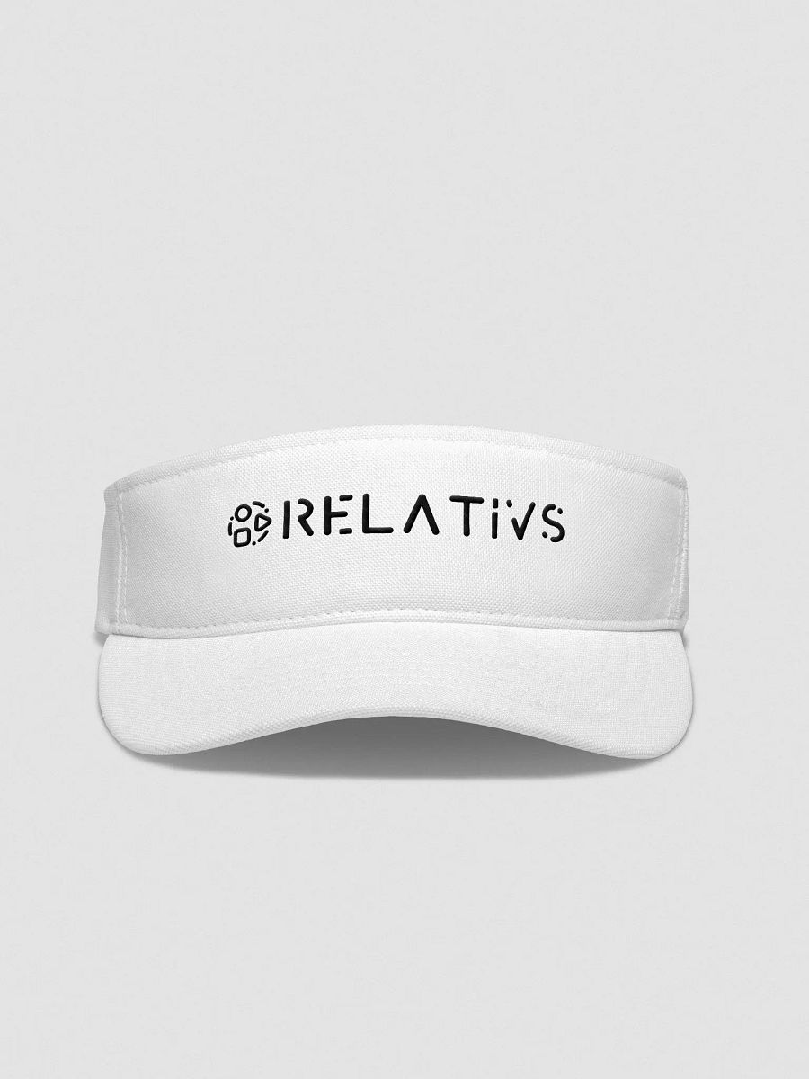 RelativRyan Visor Hat (White) product image (1)
