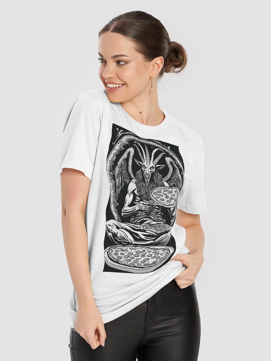 Devil's Pizza Party Unisex Tee + Backprint product image (8)