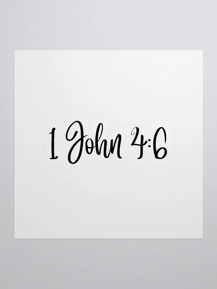 1 John 4:6 product image (1)