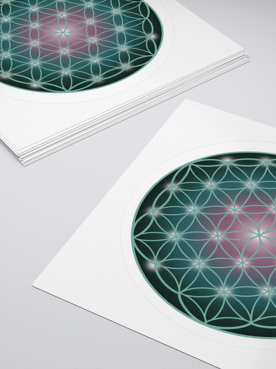 Flower of Life | Sacred Geometry Kiss Cut Stickers product image (10)