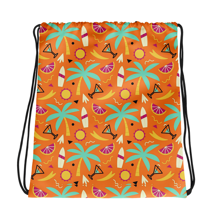 Tropical Vibes Drawstring Bag product image (1)