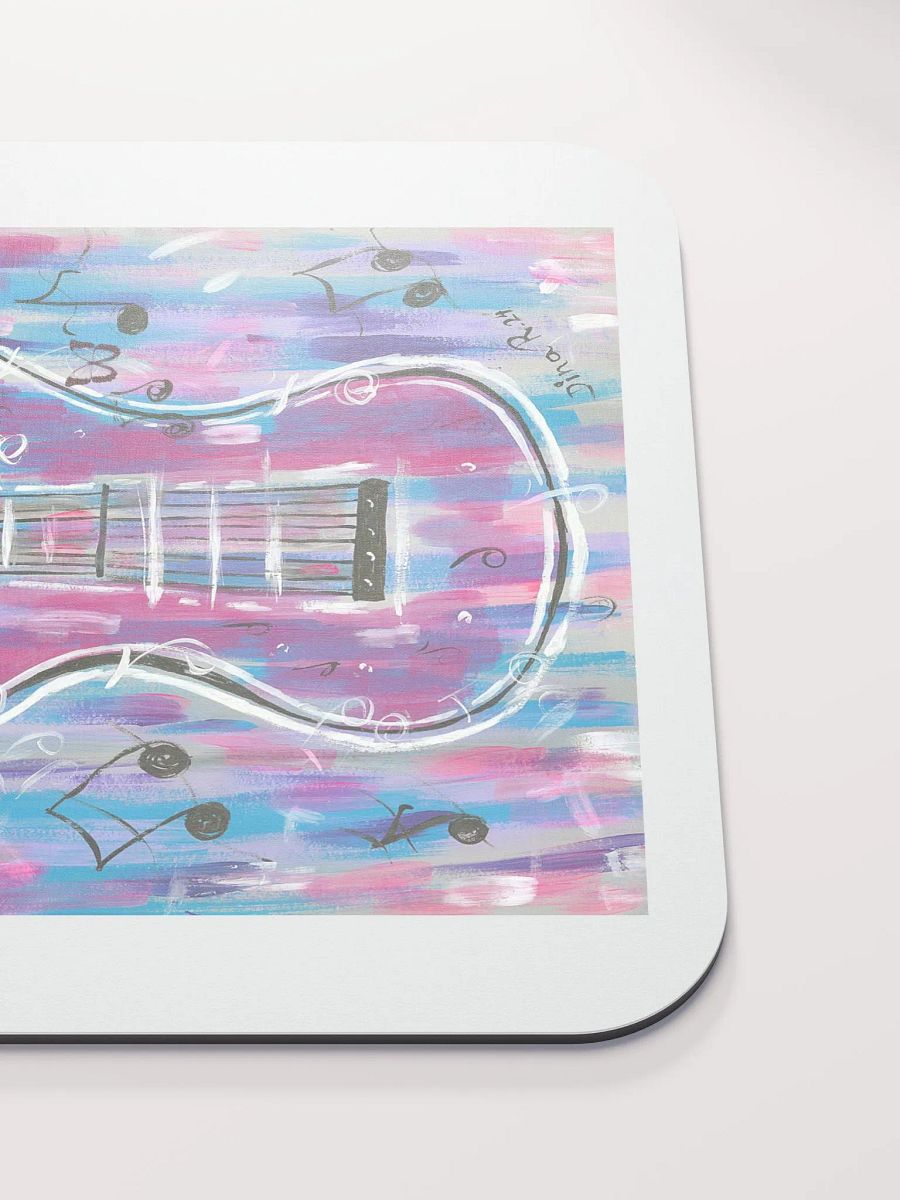 My Guitar (art by Dina R.) acrylic painting picture - mouse pad product image (5)