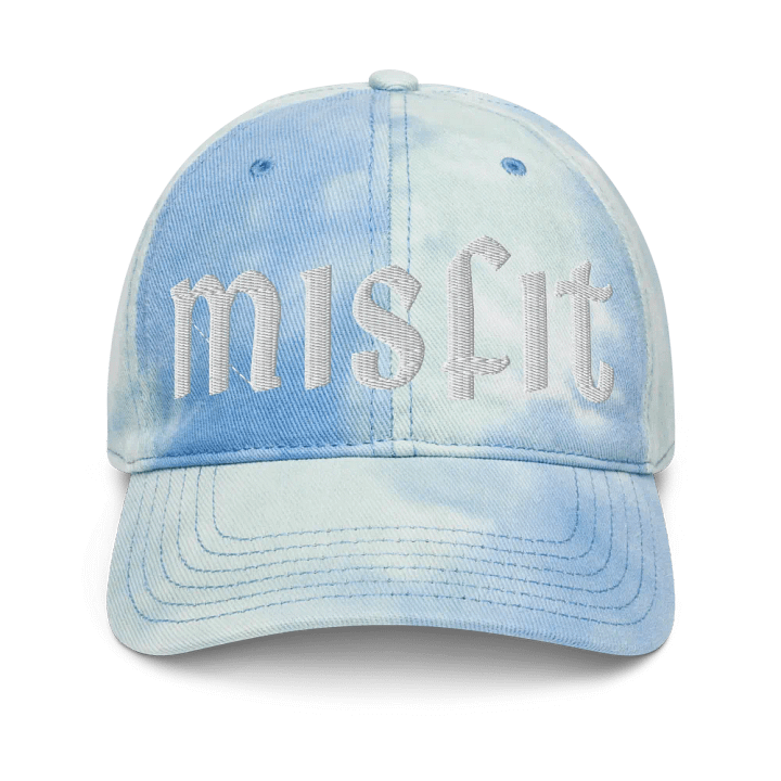 Pixelated Groove Tie-Dye Dad Hat product image (49)