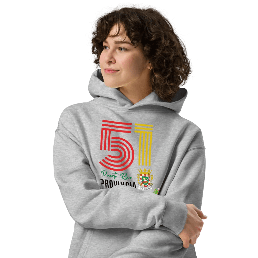 Sudadera con capucha gris - Provincia 51 Puerto Rico España product image (6)