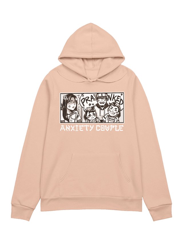 Anxiety Couple Hoodie (Pink) product image (1)