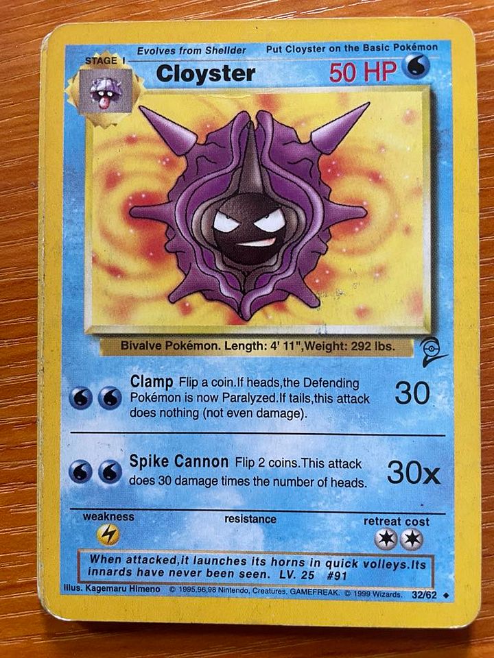 Cloyster (FO 32) product image (1)