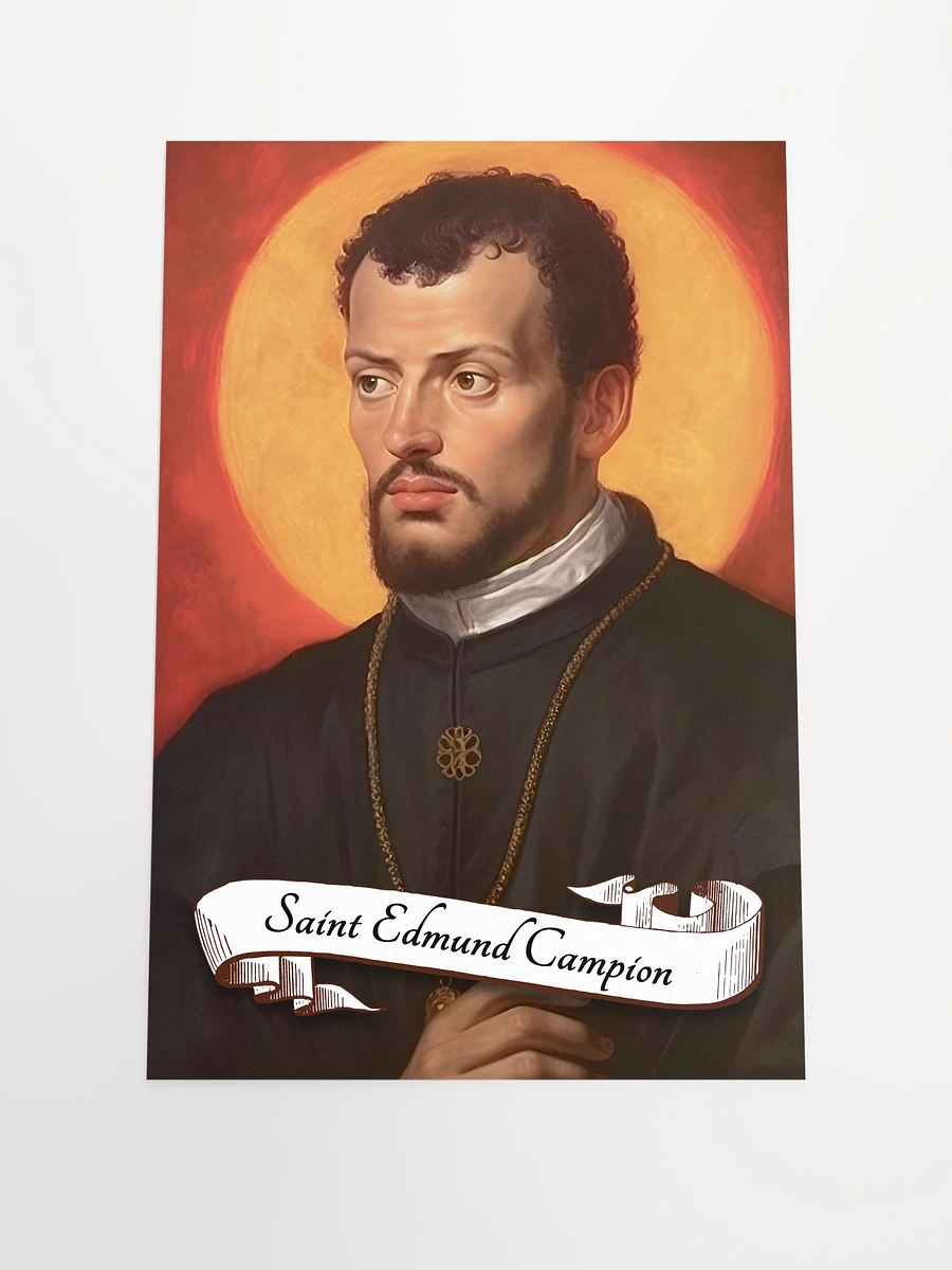 Saint Edmund Campion Patron Saint of the Catholic Press Matte Poster product image (3)