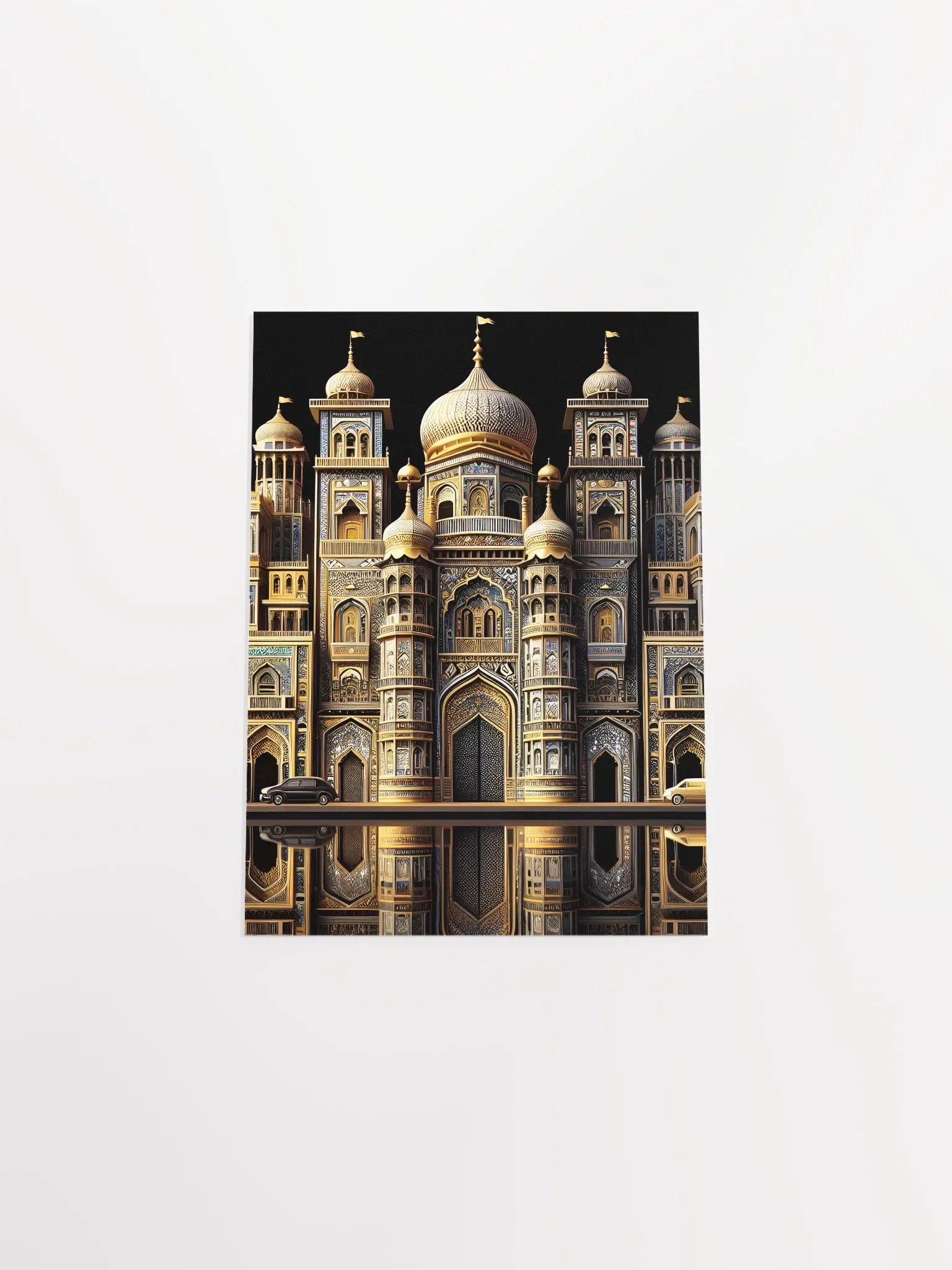 Golden Cityscape Dreamscape Poster product image (21)